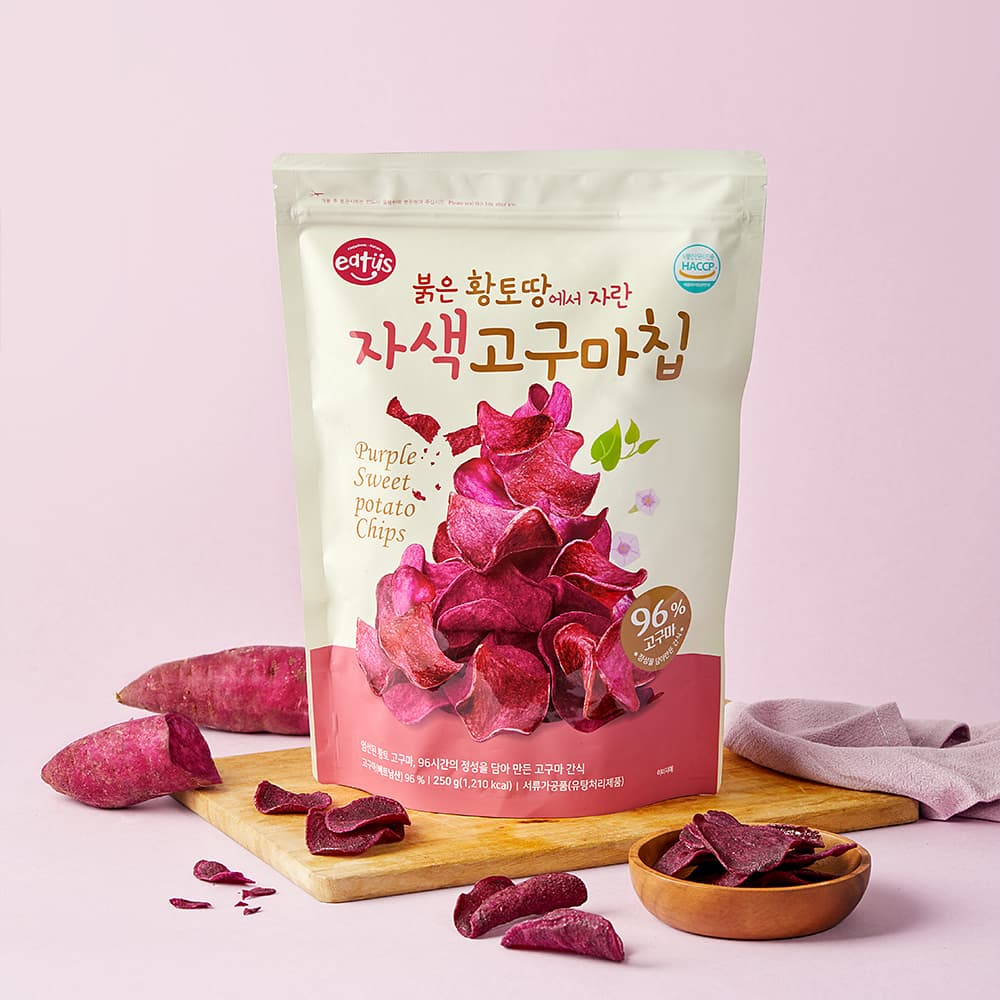 바삭한 자색고구마칩